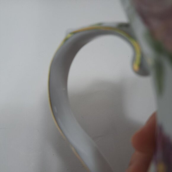 Royal Danube Flower Floral Pitcher Cabbage Roses Gold Trim Porcelain Vintage - Picture 11 of 16